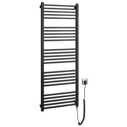 Sapho, METRO-E elektrické topné těleso, rovné, 500x1340 mm, 500 W, černá matná, ME513B