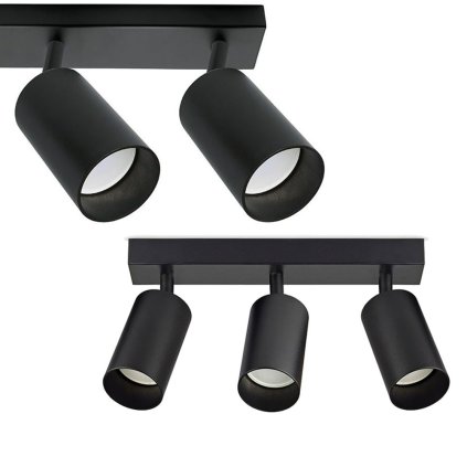 Toolight, stropní svítidlo 3xGU10 APP1243-3C, černá matná, OSW-40098