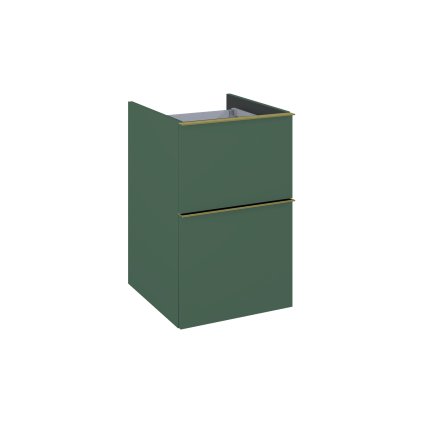 273648 elita look bocna zavesna skrinka 40x45x64 cm 2s pdw zelena matna elt 168569