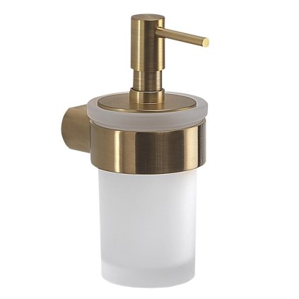 Gedy, PIRENEI dávkovač mýdla, mléčné sklo, zlato mat, PI8188