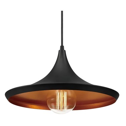 Toolight, závěsné stropní svítidlo Costa C 1xE27 APP081-1CP, černá, OSW-00118