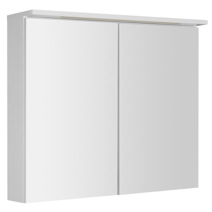 Aqualine, KAWA STRIP Galerka s LED osvětlením 80x70x22cm, bílá, WGL80S