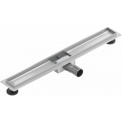 Mexen Flat nerezový sprchový žlab 80 cm - tělo žlabu bez krytu, 1015080