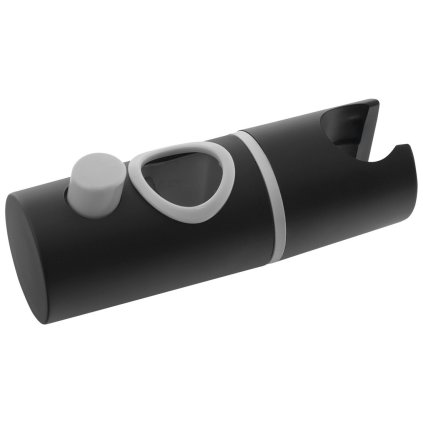 Aqualine, Držák pro sprchovou tyč 23mm, ABS/černý, NDSL4