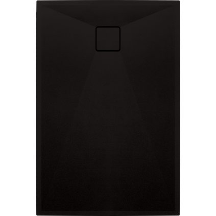 2245 2 brodzik correo prostokatny nero granitowy 100x90 cm