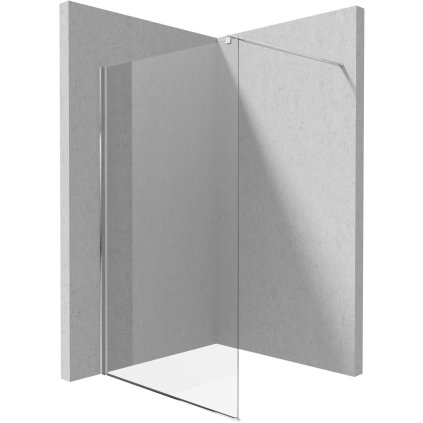 Deante Kerria Plus, sprchová zástěna typu Walk-In, systém Kerria Plus - 140 cm, chrom, DEA-KTS_034P