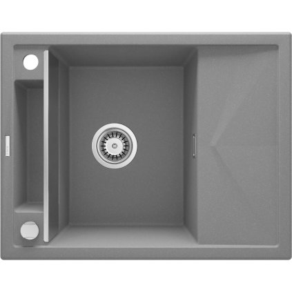 3832 zlew magnetic szary met granit 1k z ko 640x500x219 3 5 osprzet space saver