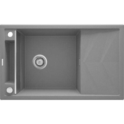 3829 zlew magnetic szary met granit 1k z o 820x500x219 3 5 osprzet space saver