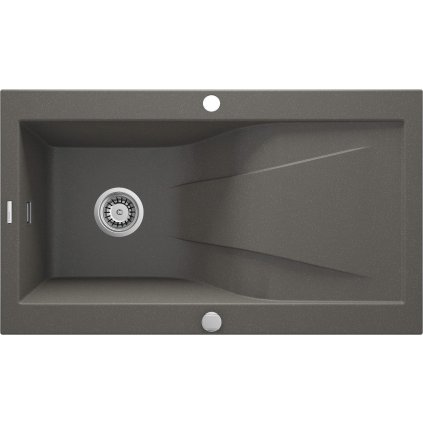 3871 zlew rapsodia antracyt metalik granit 1k z o 860x500x210 3 5 osprzet space saver lux