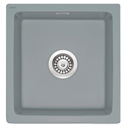 4099 1 zlew sabor ceramiczny szary mat 1k b o 450x478x215 space saver