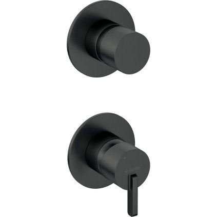 Deante Silia, sprchová baterie pod omítku se sprchovým přepínačem, černá matná, DEA-BQS_N44P