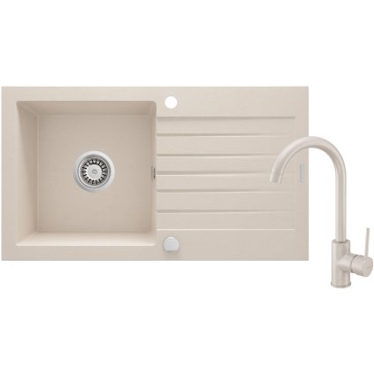 4060 zlew zorba bez granit 1k z o 760x440x160 3 5 osprzet space saver bateria nemezja z wylewka u