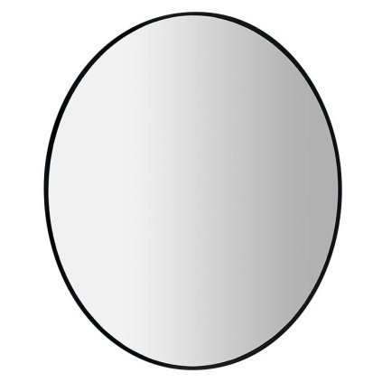 Sapho, SHARON LED podsvícené zrcadlo Ø 80c m, černá mat (E28904CI), 31255CI