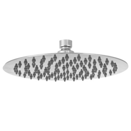 Invena Eco, nerezová dešťová sprchová hlavice o průměru 25 cm, chromová, INV-SC-D1-041-Q