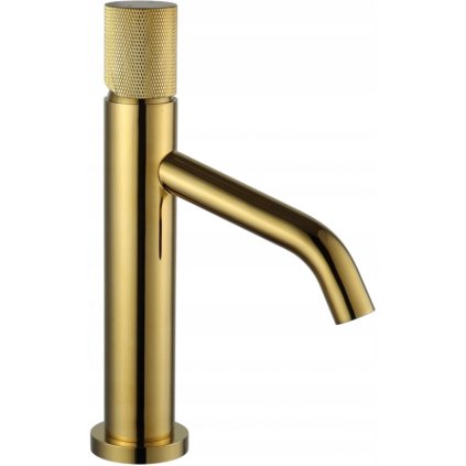 Mexen Rumba One umyvadlová baterie, zlatá, 73501-50