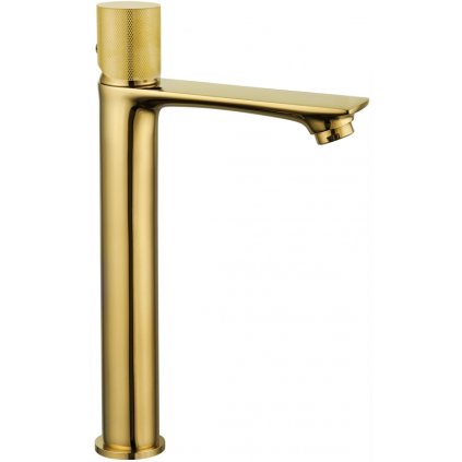 Mexen Royo One vysoká umyvadlová baterie, zlatá, 72211-50