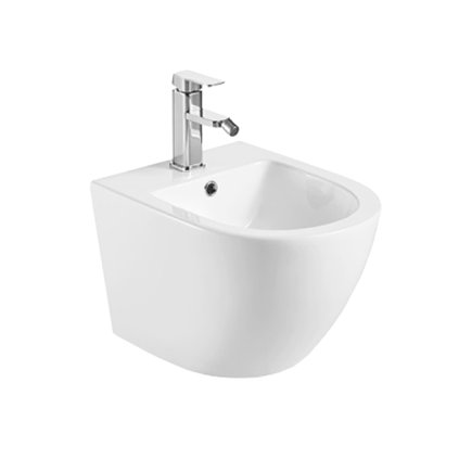 Mereo, Bidet závěsný kapotovaný, 495x365x330, keramický, bílý, VSD82B