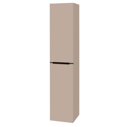Mereo, Mailo, koupelnová skříňka vysoká 170 cm, bílá, dub, antracit, CN554LPB