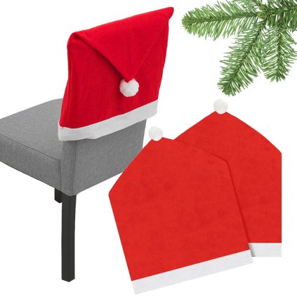 Tutumi, potah na židli Santa čepice 6 ks 380667A, CHR-00004