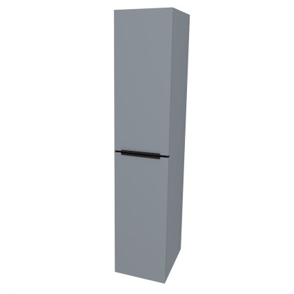595696 mereo mereo mailo kupelnova skrinka vysoka 170 cm cierne madlo multidecor monumentalna siva mer cn594lpbmso1