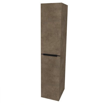 595723 mereo mereo mailo kupelnova skrinka vysoka 170 cm cierne madlo multidecor beton chicago tmavosivy mer cn594lpbbcs2