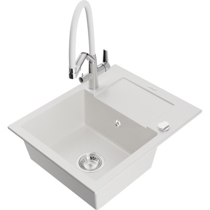 278229 3 mexen enzo granitovy drez 576x465x174 mm 1 komorovy a drezova bateria duo biela 6506 20 671701 02