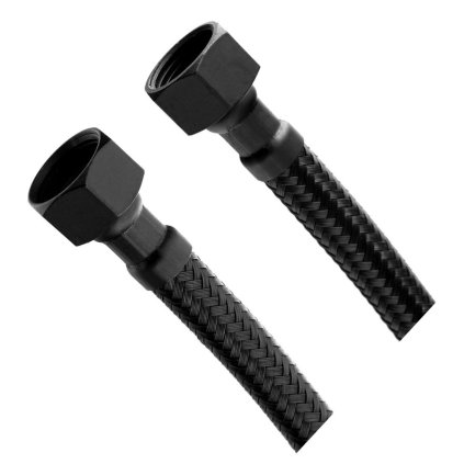 , Flexibilní nerezová hadice FxF 3/8"x3/8", 60cm, černá mat, 33106B