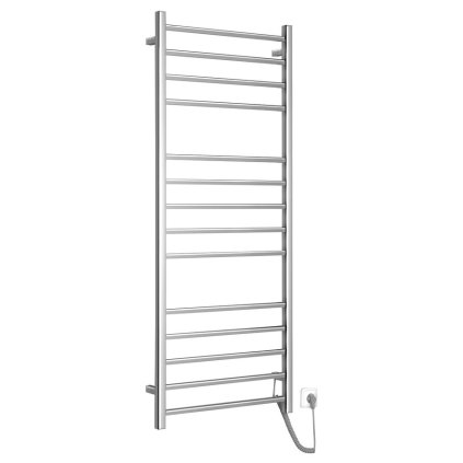 Sapho, ESKINADO elektrický sušák ručníků, hranatý, 600x1500 mm, 130 W, leštěná nerez, ER450V