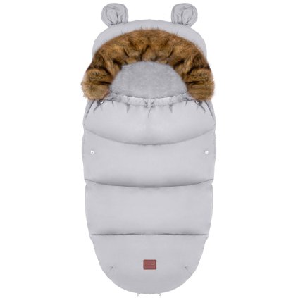 Tutumi Teddy PRO, dětský spací pytel 90x50 cm, šedá, NAZ-12300