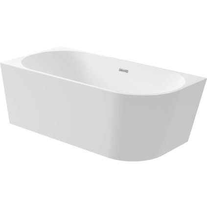 Acrylic bathtub, rohová/free-standing, left - 150 cm