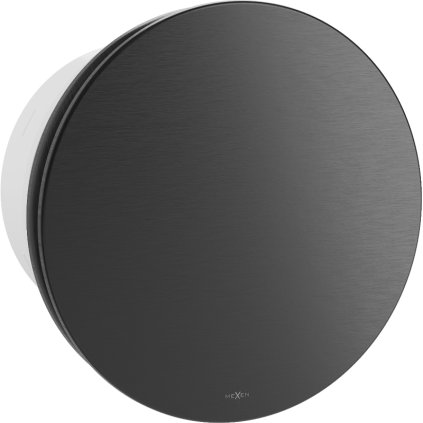 Mexen AXR, koupelnový ventilátor se senzorem vlhkosti, průměr 150mm, černá matná, W9602-150H-70