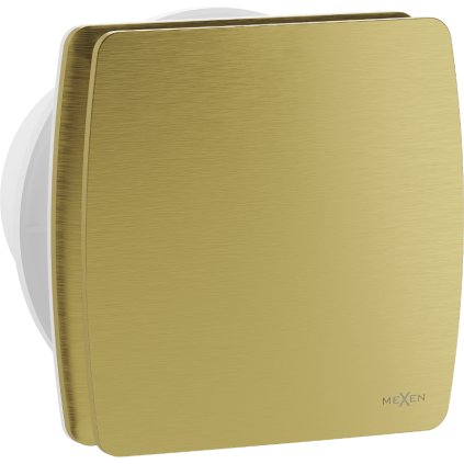 307484 4 mexen axs kupelnovy ventilator so spatnou klapkou priemer 100 mm zlata w9601 100 50