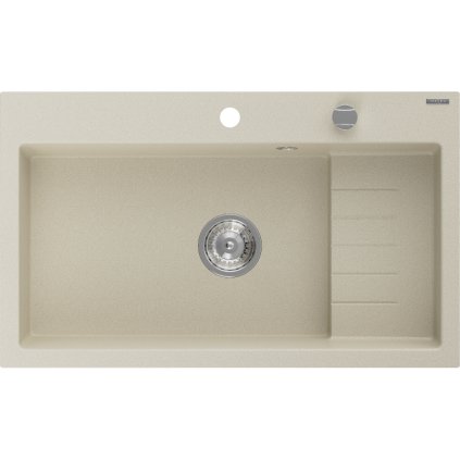 319034 mexen omar 1 komorovy granitovy drez 800x480x210 mm chromovy sifon bezova 6520801005 69
