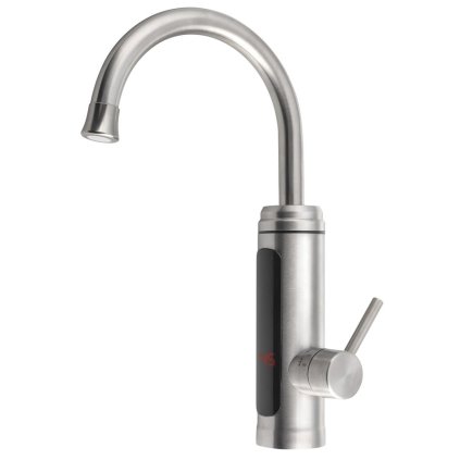 Aqualine, Elektrická baterie s průtokovým ohřívačem vody, 230V, 3 kW, nerez, RT2009