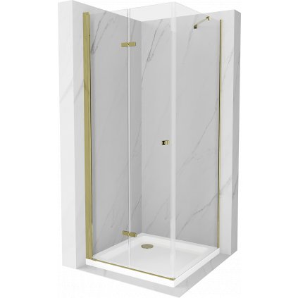 67512 1 mexen lima sprchovaci kut 90 dvere x 90 stena cm 6mm cire sklo zlaty profil slim sprchova vanicka biela 5cm 856 090 090 50 00 4010