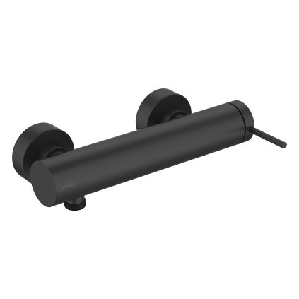 Invena Kalitea, nástěnná sprchová baterie 150mm, černá matná, INV-BN-72-004-V