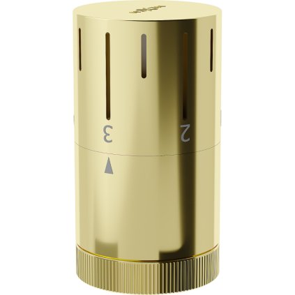 Mexen, termostatická hlavice M30x1,5mm, zlatá lesklá, W908-005-50