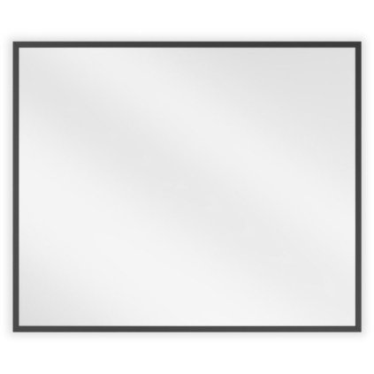 Mexen Loft, obdélníkové koupelnové zrcadlo 60 x 50 cm, barva rámu černá matná, 9852-060-050-000-70