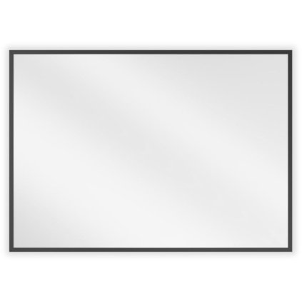 Mexen Loft, obdélníkové koupelnové zrcadlo 70 x 50 cm, barva rámu černá matná, 9852-070-050-000-70