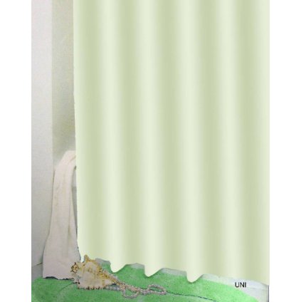 Erga Peva, sprchový závěs 180x200cm, polyester, zelená, ERG-03503