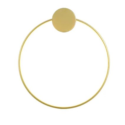 Toolight, LED nástěnné svítidlo 30cm 13W APP1384-CW, zlatá lesklá, OSW-00938