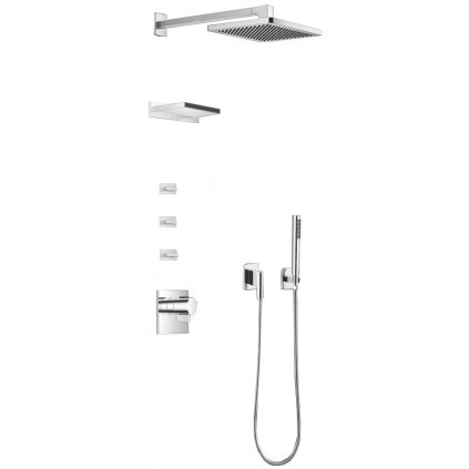 Mexen Boka, podomítková souprava, chromová, 7603-03-00