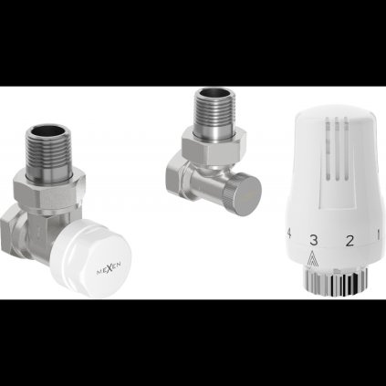 Mexen G01, úhlový ventil G1/2" s termostatickou hlavicí M30x1,5 mm, ocelová, W913-012-918-01