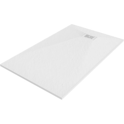 Mexen Hugo, obdélníková sprchová vanička SMC 150 x 90 cm, bílá, bílá krytka, 42109015-W