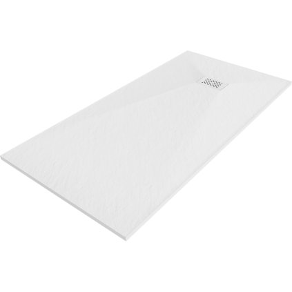 Mexen Hugo, obdélníková sprchová vanička SMC 180 x 90 cm, bílá, bílá krytka, 42109018-W