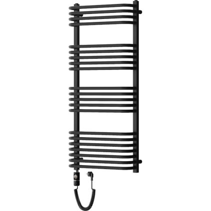 Mexen Apollo, elektrické topné těleso 1210x550 mm + topná tyč 600 W, černá, W117-1210-550-2600-70