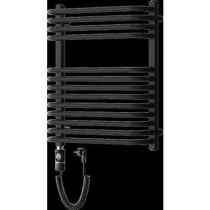 Mexen Apollo, elektrické topné těleso 660x550 mm+ topná tyč 600 W, černá, W117-0660-550-2600-70