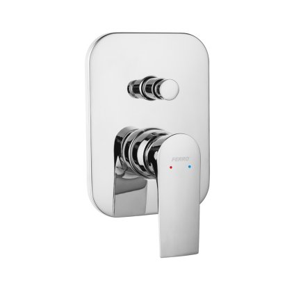 Ferro Algeo Square Sprchová podomítková baterie, chrom, 82050R,0