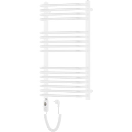 Mexen Apollo, elektrické topné těleso 860x450 mm + topná tyč 600 W, bílá, W117-0860-450-2600-20