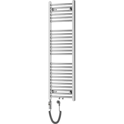 Mexen Ares, elektrické topné těleso 1200x400 mm + topná tyč 300 W, chromová, W102-1200-400-2300-01